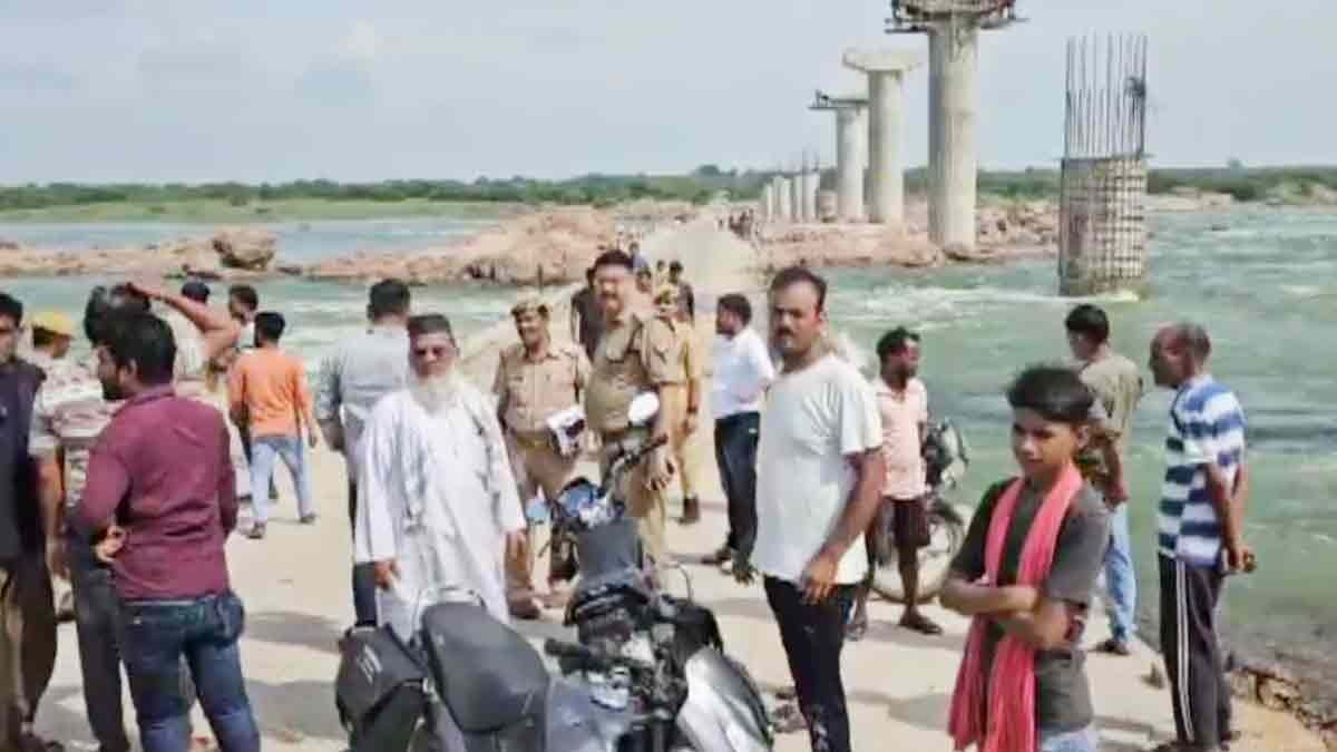 बेतवा नदी में डूबे जीजा-साले (Photo: Screengrab)