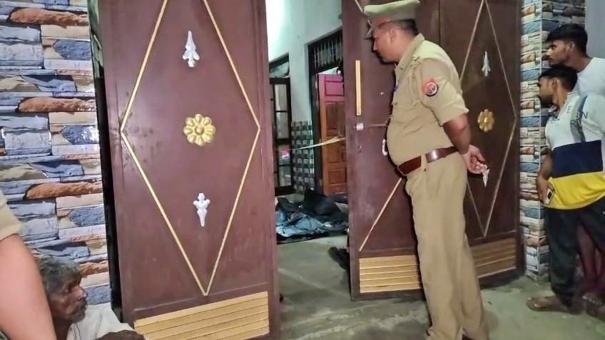बागपत पुलिस ने घटनास्थल का निरीक्षण किया (Photo: ITG) 