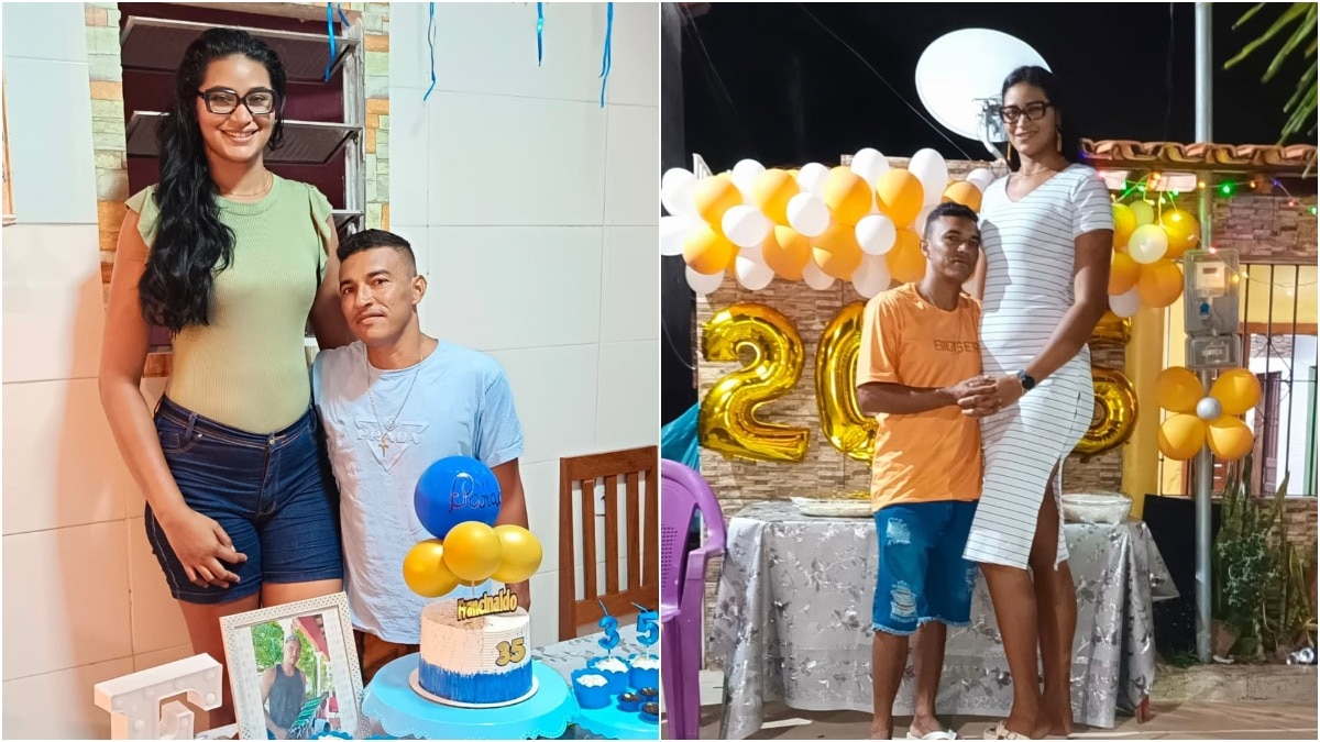 ब्राजील की 6 फीट 9 इंच लंबी महिला की अनोखी लव स्टोरी इन दिनों चर्चा में हैं (Photo - Instagram/@elisanyoficial) 