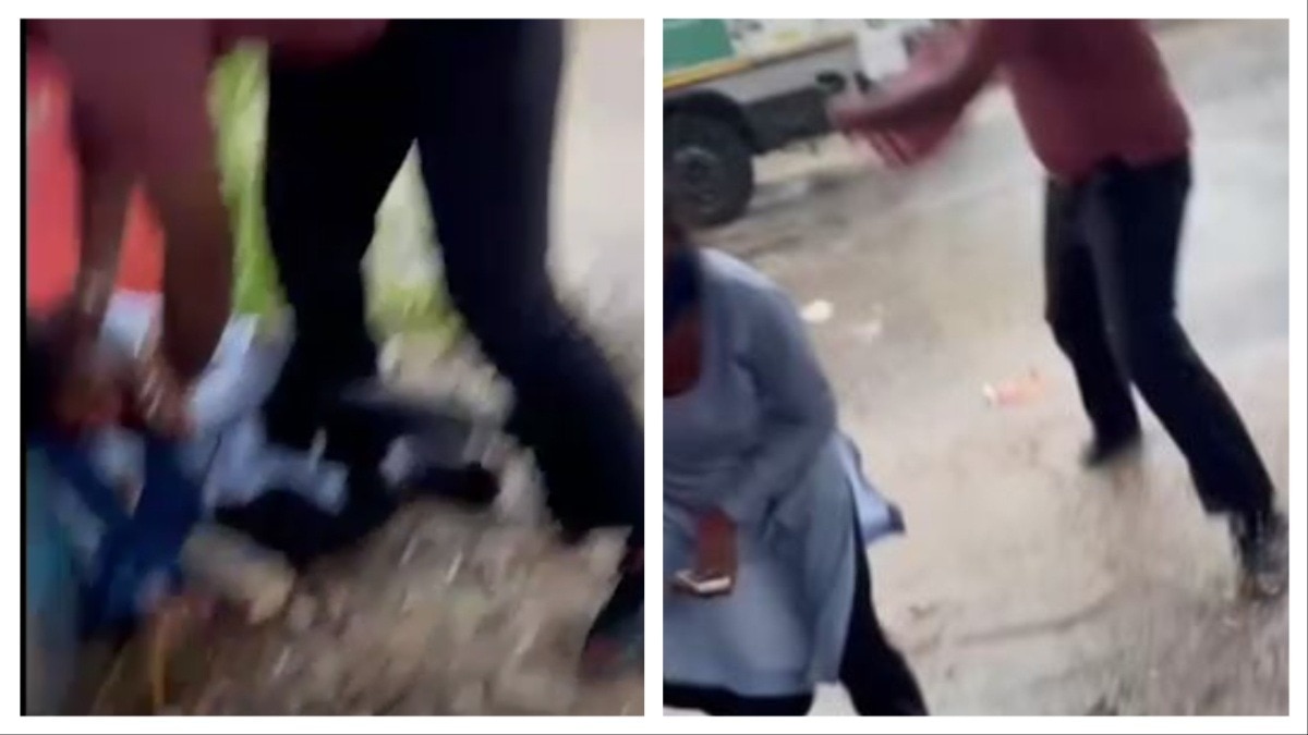 बस कंडक्टर महिला को परेशान करता था. (Photo: Screengrab) 