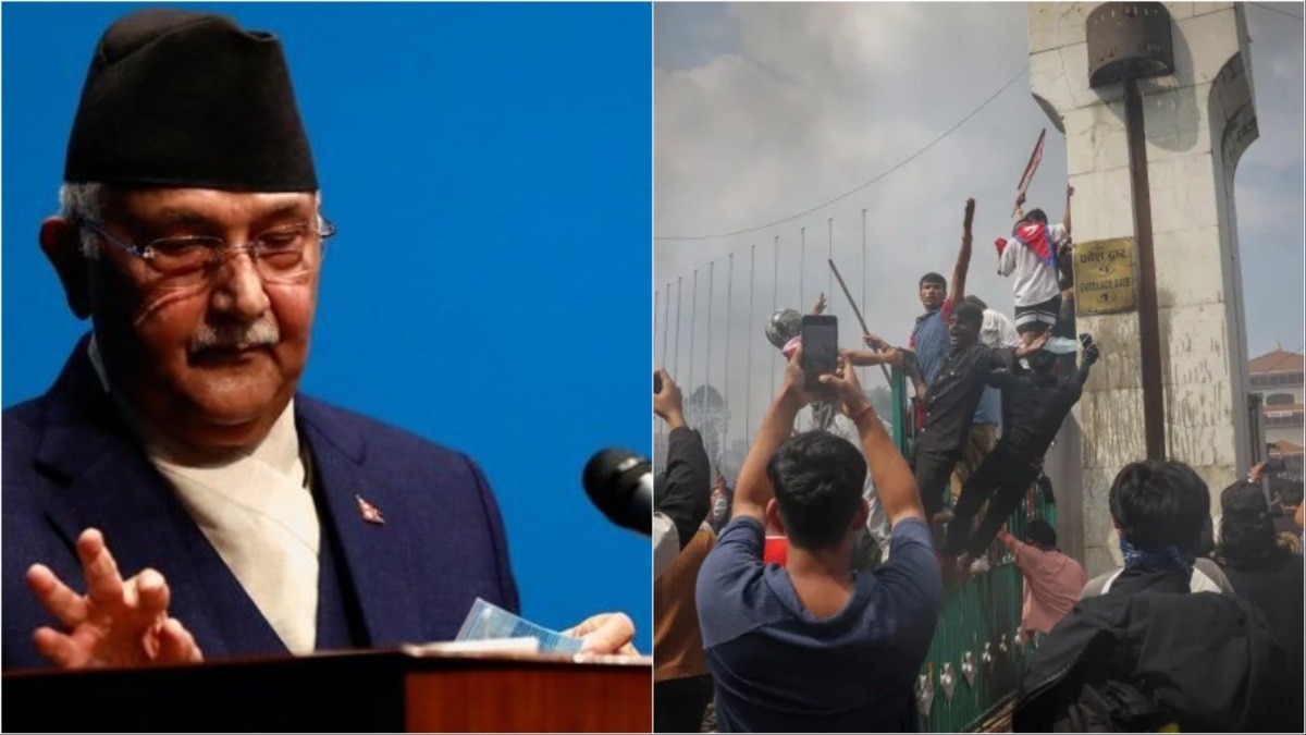 जेन-जी आंदोलन की वजह से नेपाल के प्रधानमंत्री को इस्तीफा देना पड़ा है (Photo: Reuters)