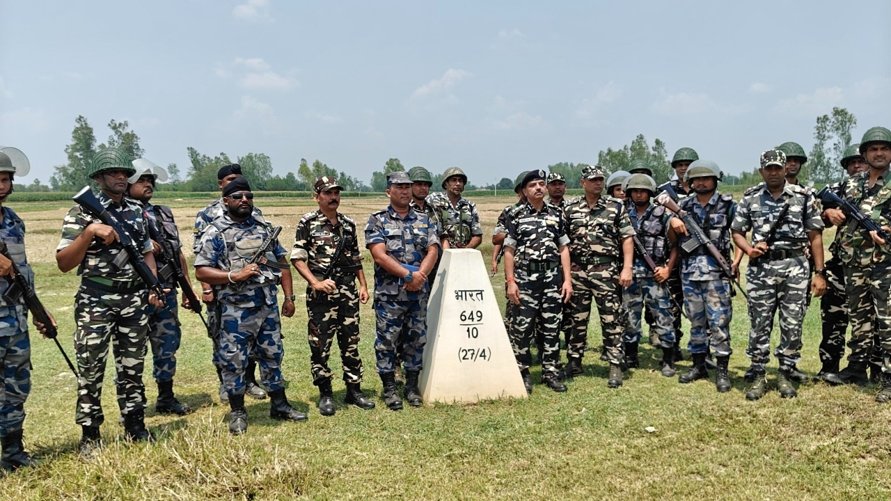 नेपाल बॉर्डर पर सुरक्षा बल अलर्ट (Photo- ITG)