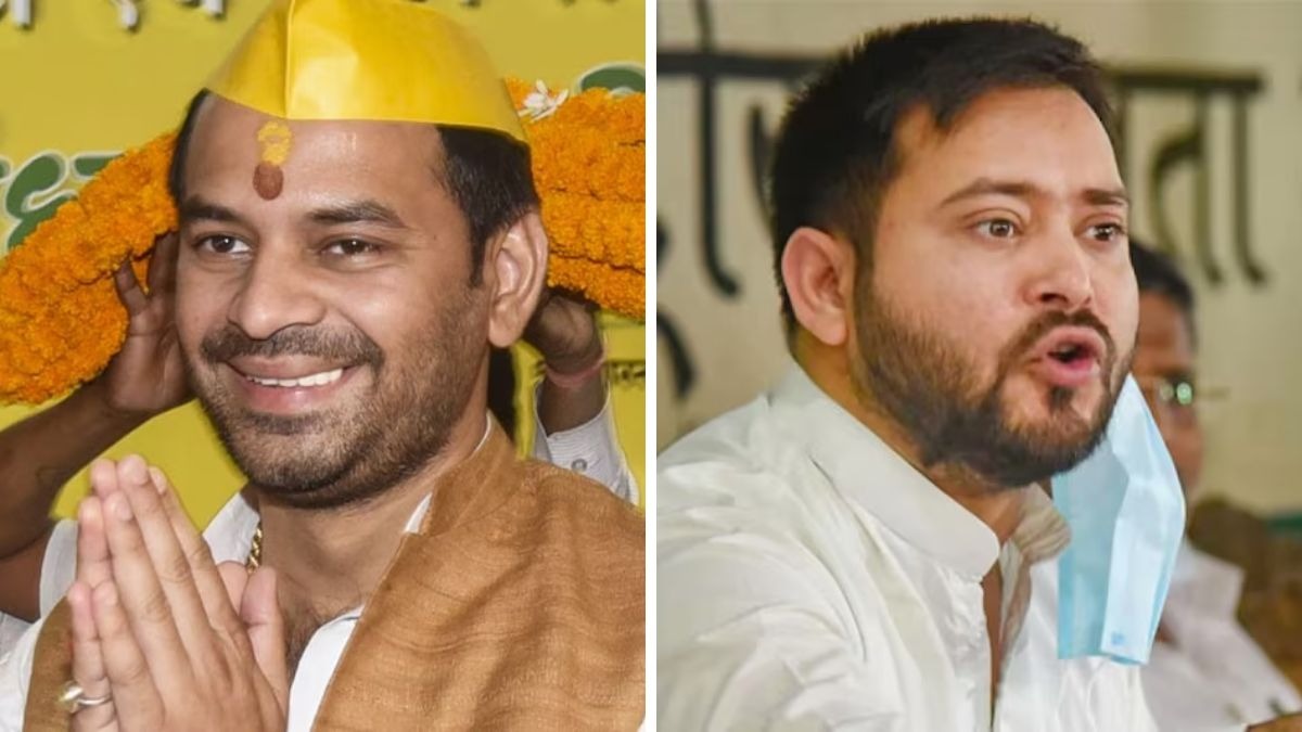 आक्रामक होते तेजप्रताप राघोपुर पहुंच कर तेजस्वी की रीलबाजी पर भी टिप्पणी करने लगे