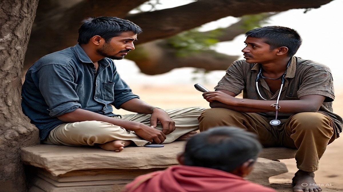 घरिवली के लोग जल्दी ही गांव में एक सामूहिक अस्पताल खोलना चाहते हैं. (फोटो- AI Generated)