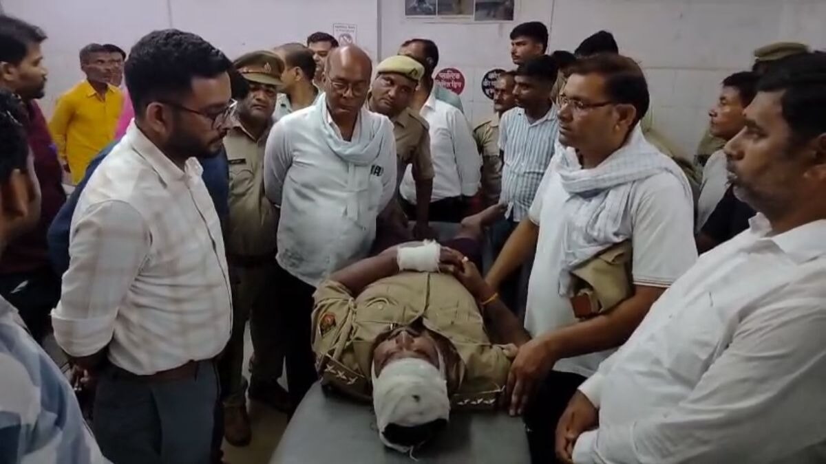 माफिया ने वन विभाग की टीम पर किया अटैक. (Photo: ITG)