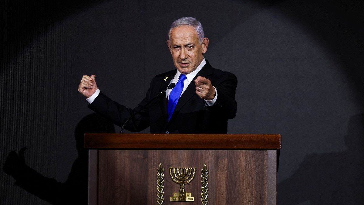 PM नेतन्याहू ने वेस्ट बैंक की अदुमिम बस्ती का दौरा किया (Photo: Reuters/File)