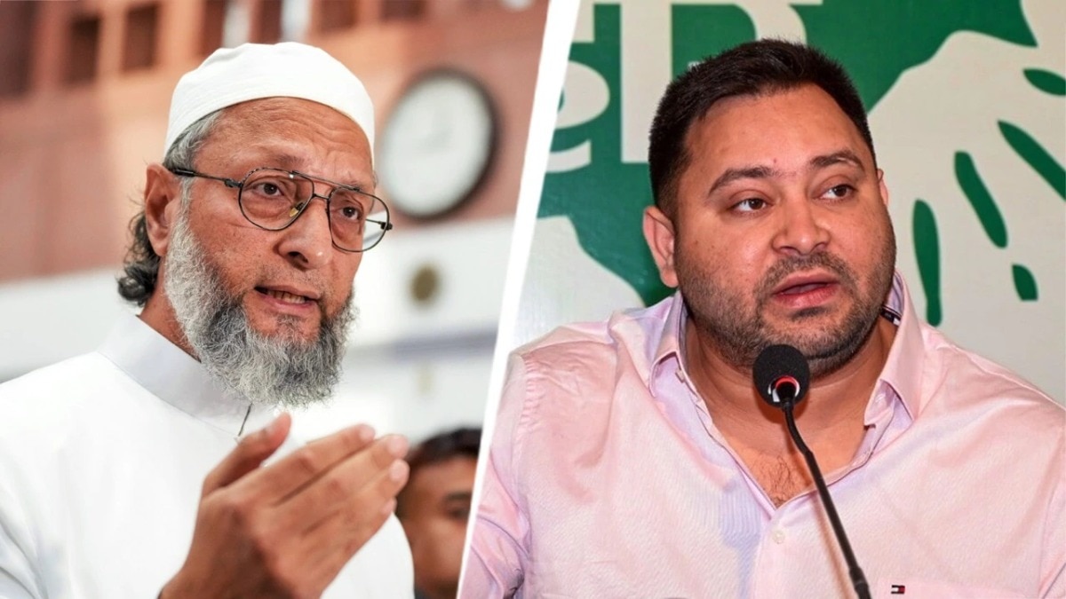 asaduddin owaisi and tejashwi yadav 