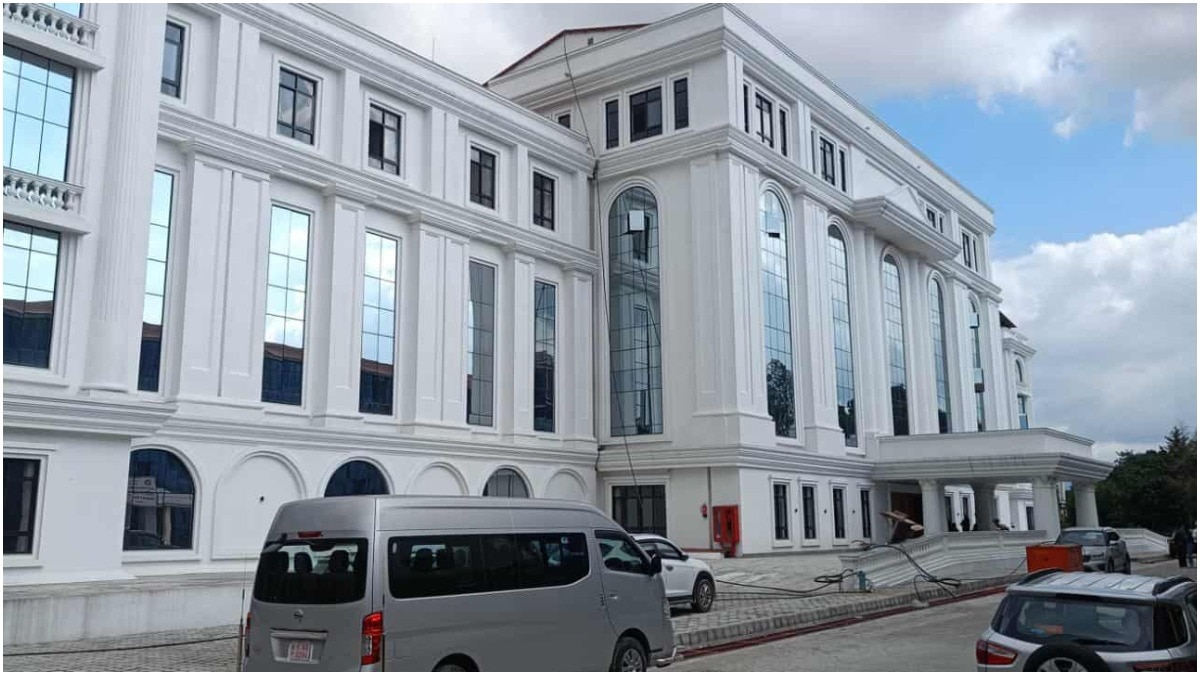  A temporary office has been prepared for the new Prime Minister of Nepal in the newly constructed building of the Home Ministry