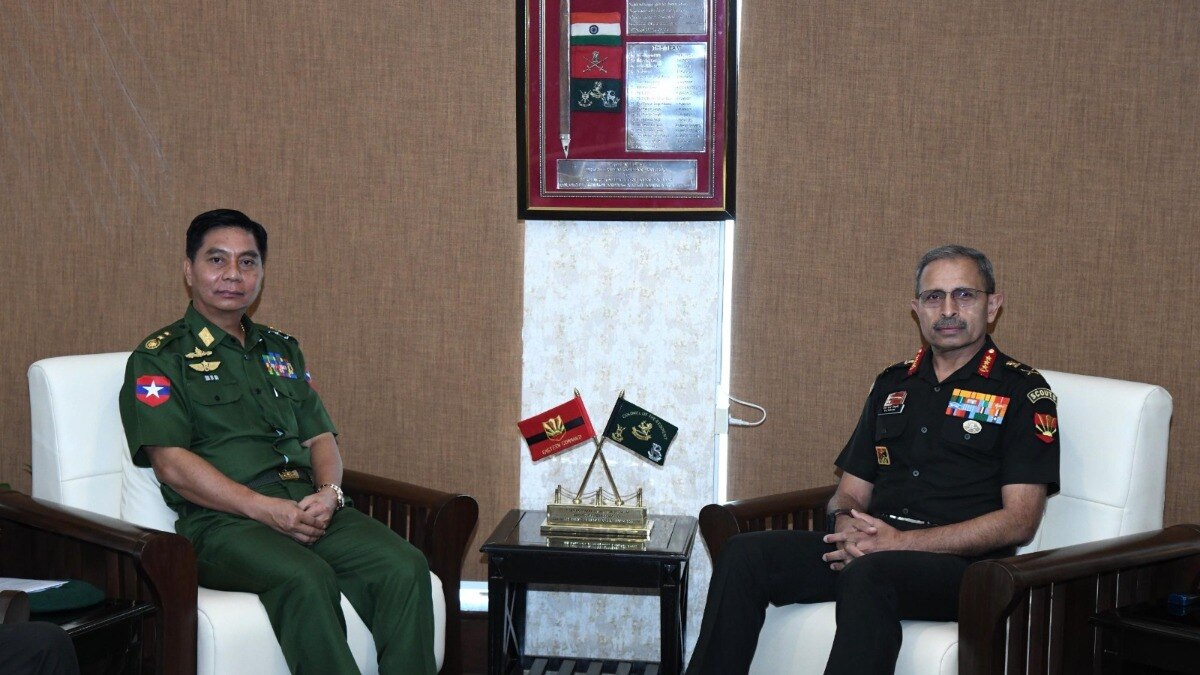 Lt Gen Ko Ko Oo in India