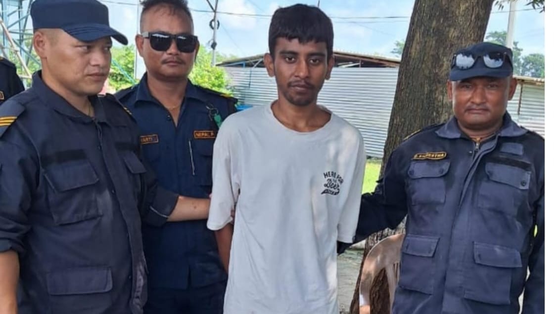 नेपाल पुलिस ने इस गिरफ्तारी की जानकारी बगहा पुलिस को भी दी है.(Photo: Abhishek Pandey/ITG)