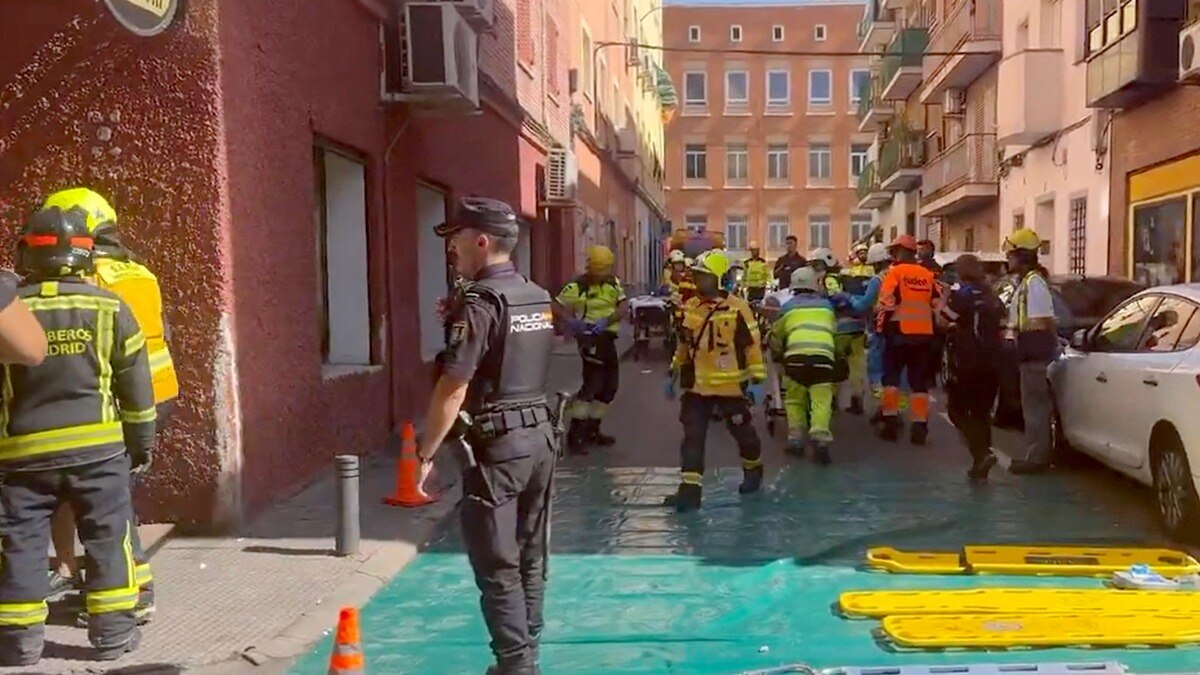 मैड्रिड की एक बिल्डिंग में धमाके से मचा हड़कंप, 25 घायल, गैस लीक की आशंका