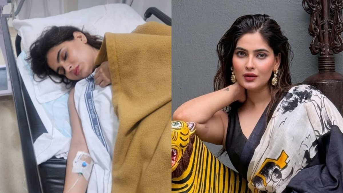 ट्रेन हादसे के बाद हॉस्पिटल से डिस्चार्ज हुईं करिश्मा शर्मा (Photo: Instagram @karishmasharma22)