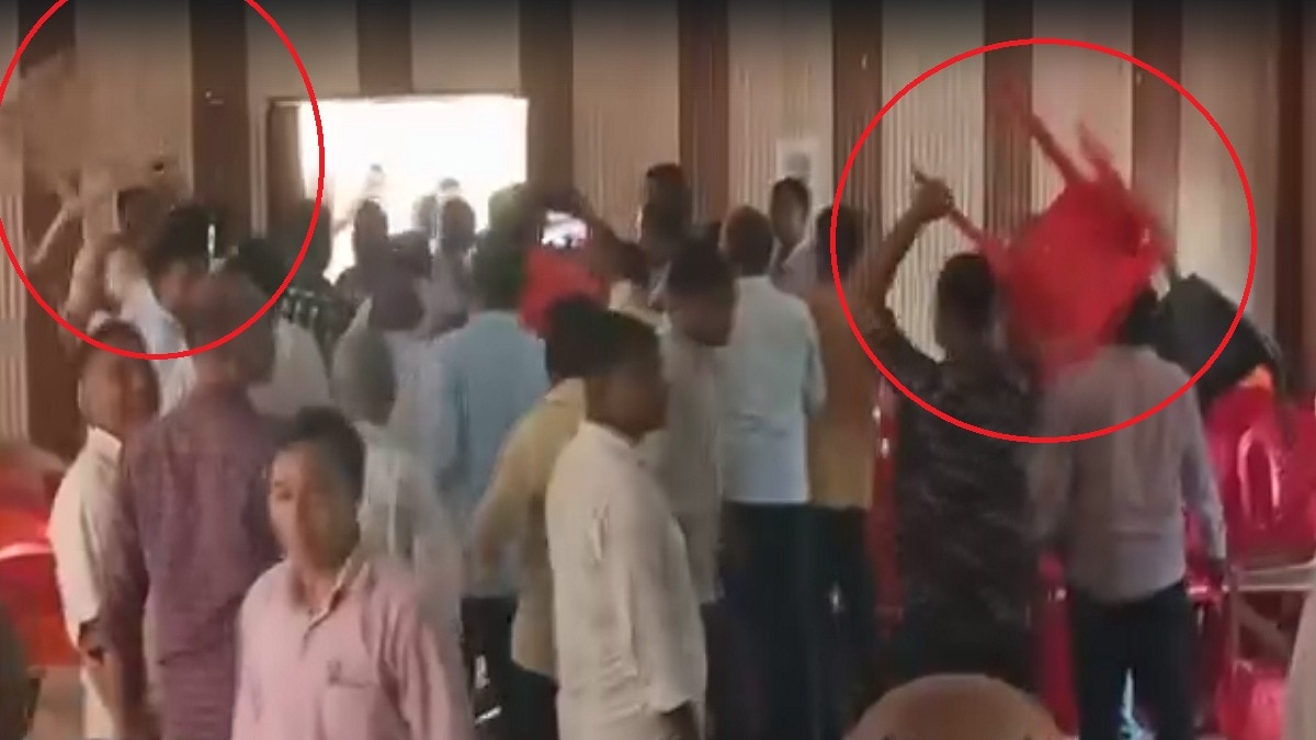 नामांकन खारिज होने के बाद विवाद बढ़ गया. (Photo: Screengrab)