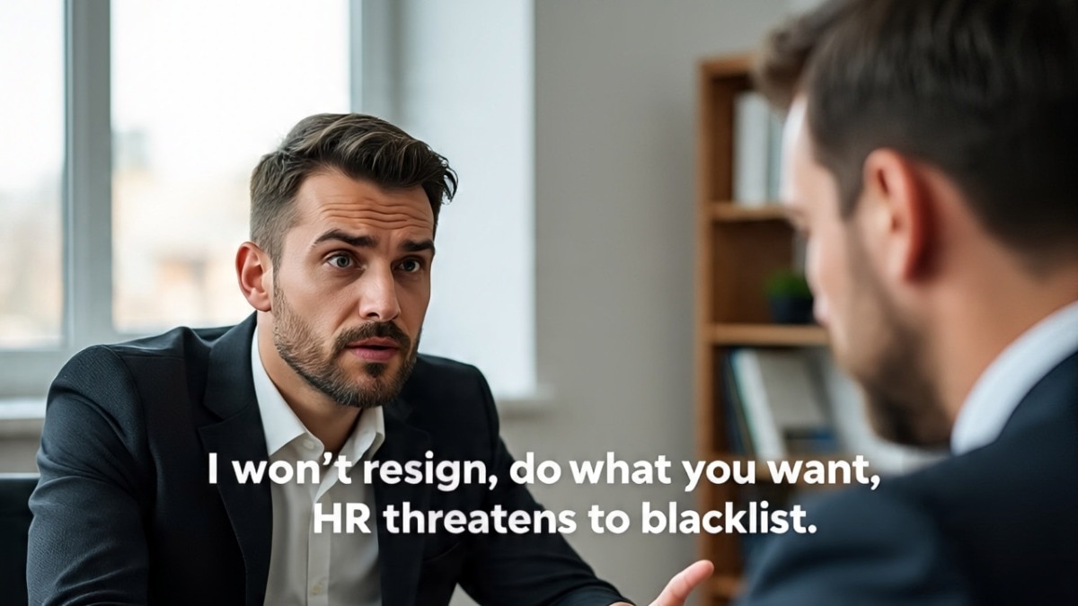 TCS कर्मचारी ने कहा– नहीं दूंगा इस्तीफा, जो करना है कर लो, HR ने ब्लैकलिस्ट करने की दी धमकी