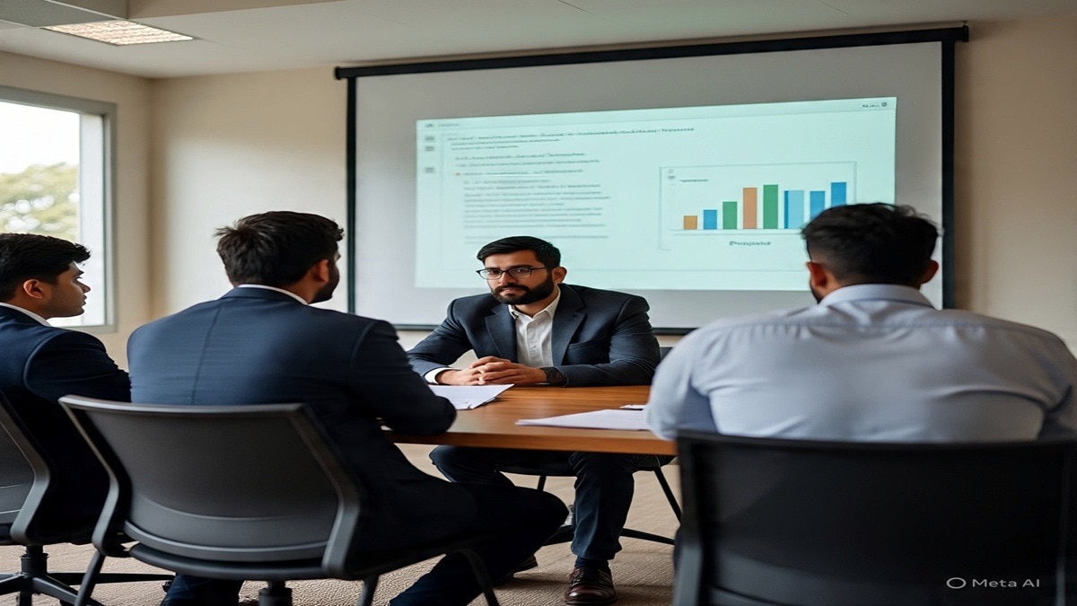 सर्वे के मुताबिक 18% इंजीनियर जॉब सिक्योरिटी के लिए इस साल नौकरी बदलेंगे (फोटो-A.I. Generated)