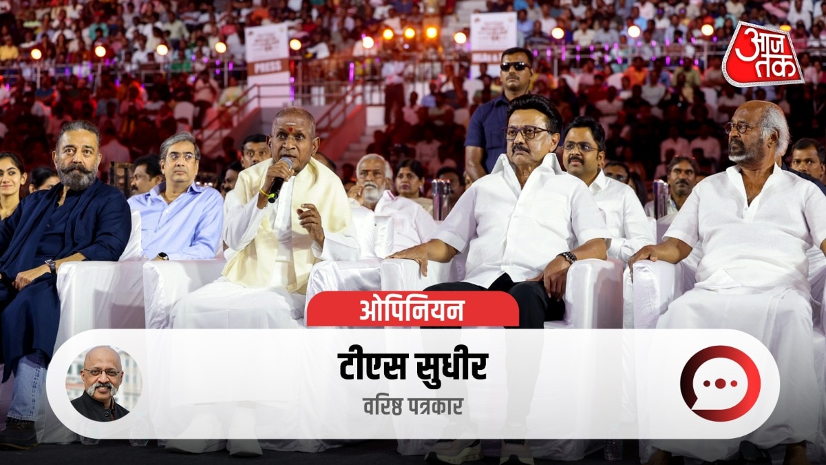  Kamal Haasan and Rajinikanth with Tamil Nadu CM Stalin (Photo: PTI)