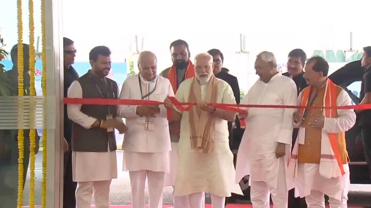 पीएम मोदी ने इंटरिम टर्मिनल का उद्घाटन किया (Photo: X/@ANI)