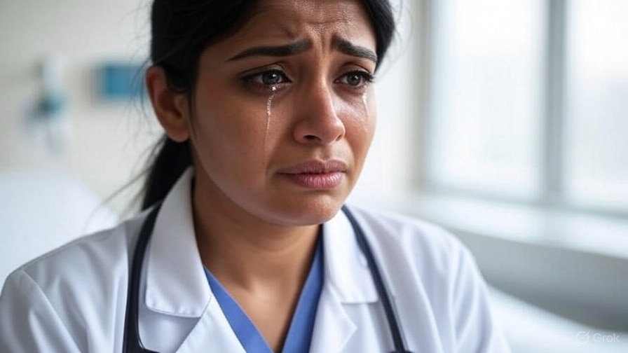 राजगढ़ के सरकारी अस्पताल में बवाल के बाद डॉक्टरों की हड़ताल. (Photo: AI-generated)