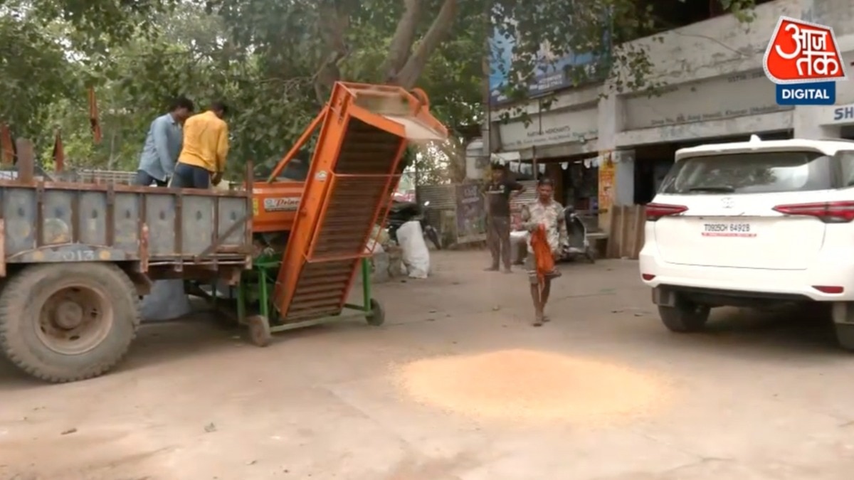 बाढ़ और नमी के बीच पंजाब की मंडियों में धान खरीद की धीमी शुरुआत (Photo: Aman Bhardwaj/ITG)