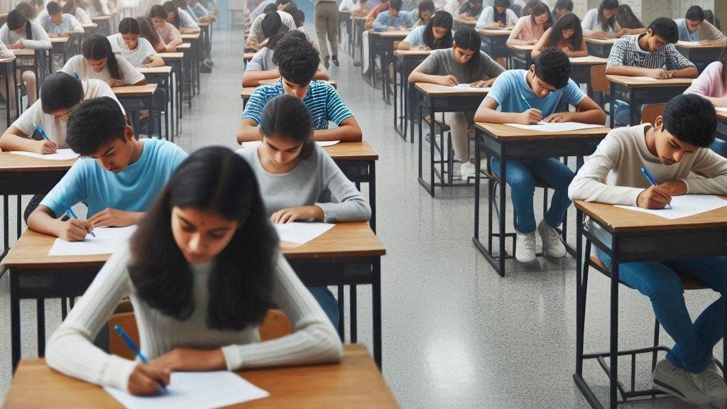 कांस्टेबल भर्ती परीक्षा के दौरान 13 डमी कैंडिडेट्स पकड़े गए (Photo: AI-generated)