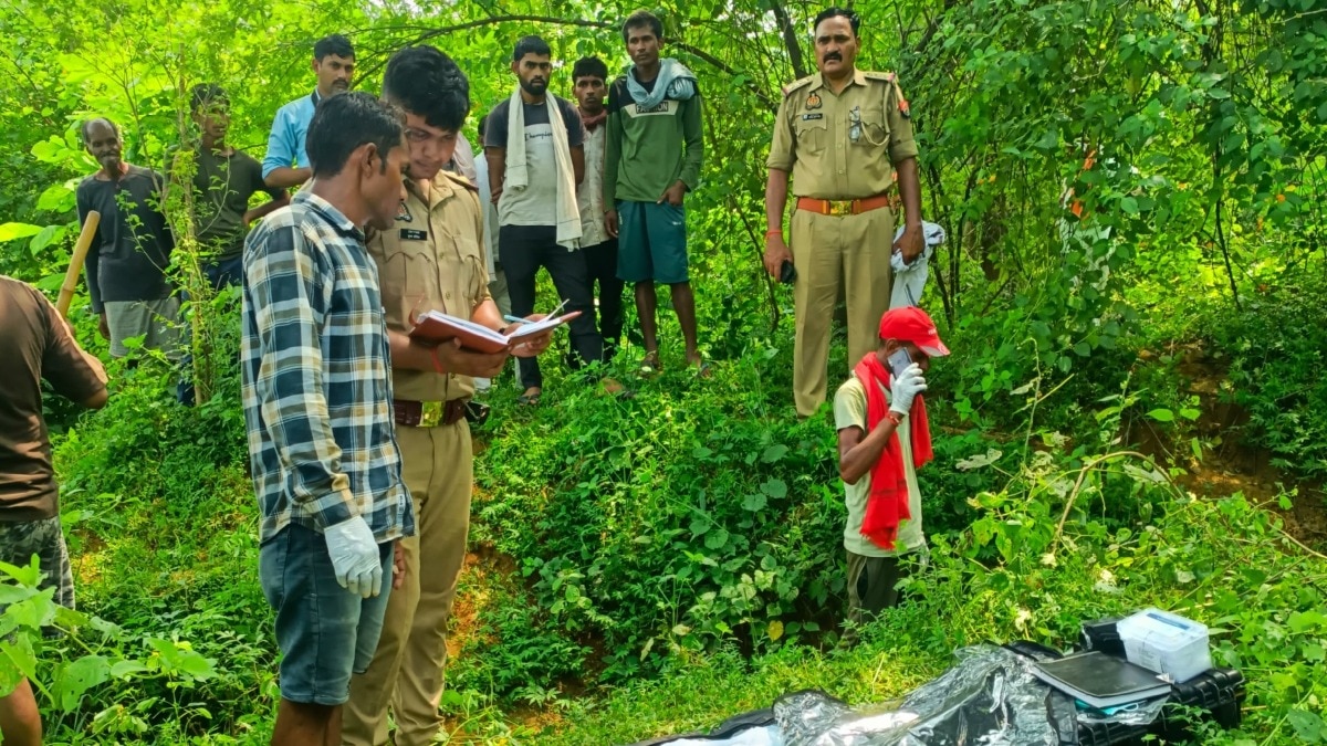 जंगल में मिला किसान का कंकाल. (Photo: Siddhartha Gupta/ITG)