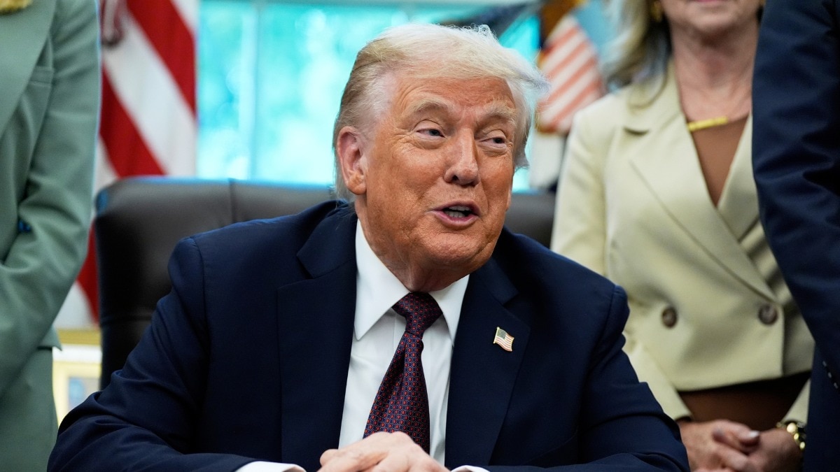 डोनाल्ड ट्रंप ने अमेरिका-चीन के बीच टिकटॉक डील की पुष्टि की (Photo: AP)