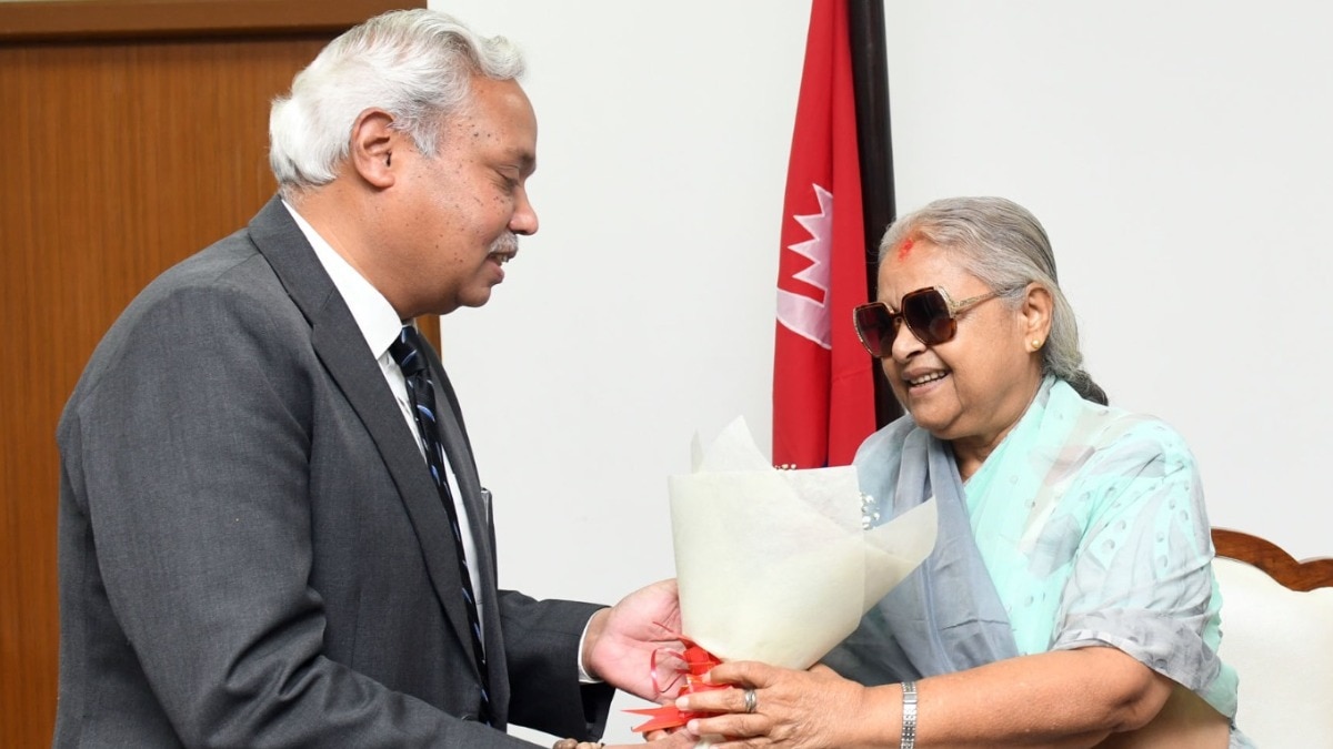 indian ambassador meets suhsila karki
