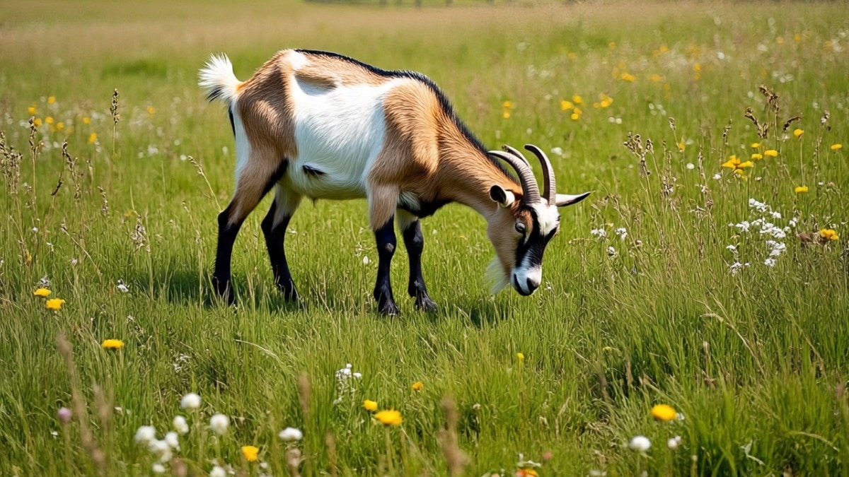 दो अवैध कट्टा और बकरे की खाल बरामद. (Photo: AI-generated)