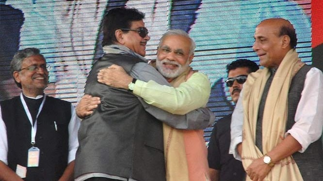 shatrughan sinha pm modi friends