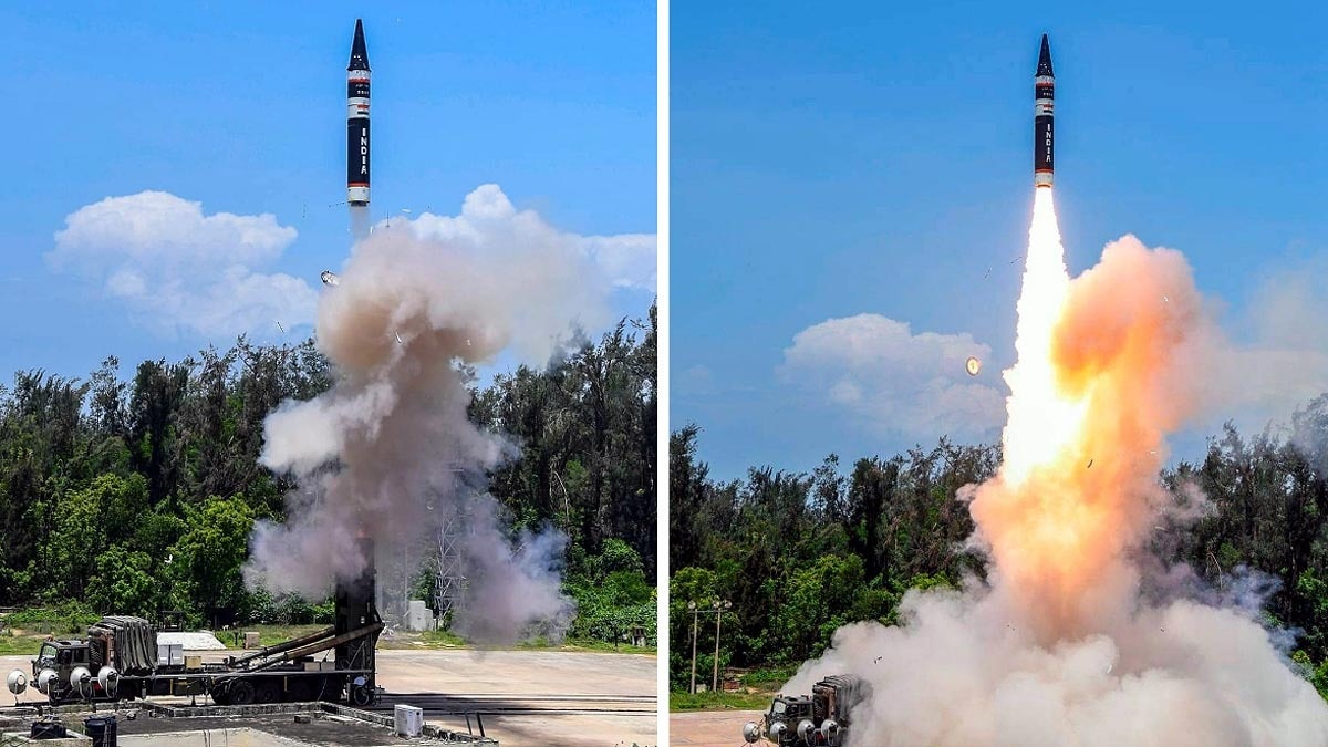 Missile Test in Bay of Bengal