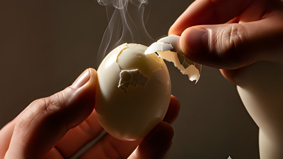 अंडे छीलना काफी मुश्किल भरा काम होता है. (Photo: FreePic)