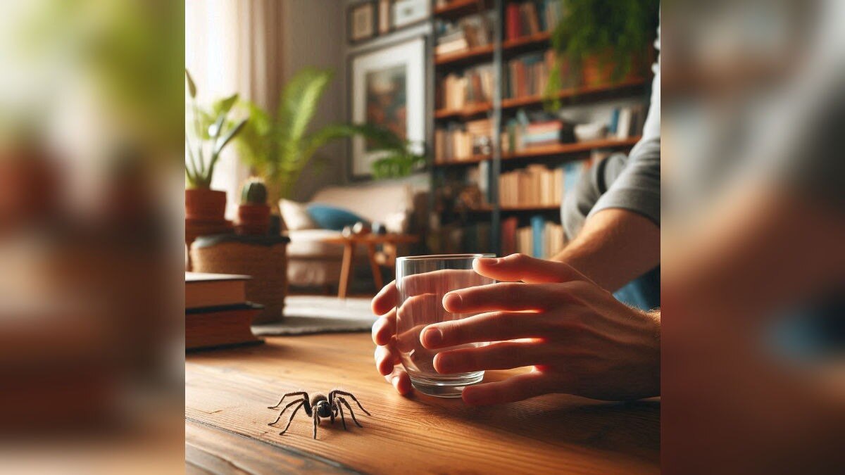 नमी वाली जगहों पर मकड़ी आकर्षित होती है (Photo: AI-Generated)