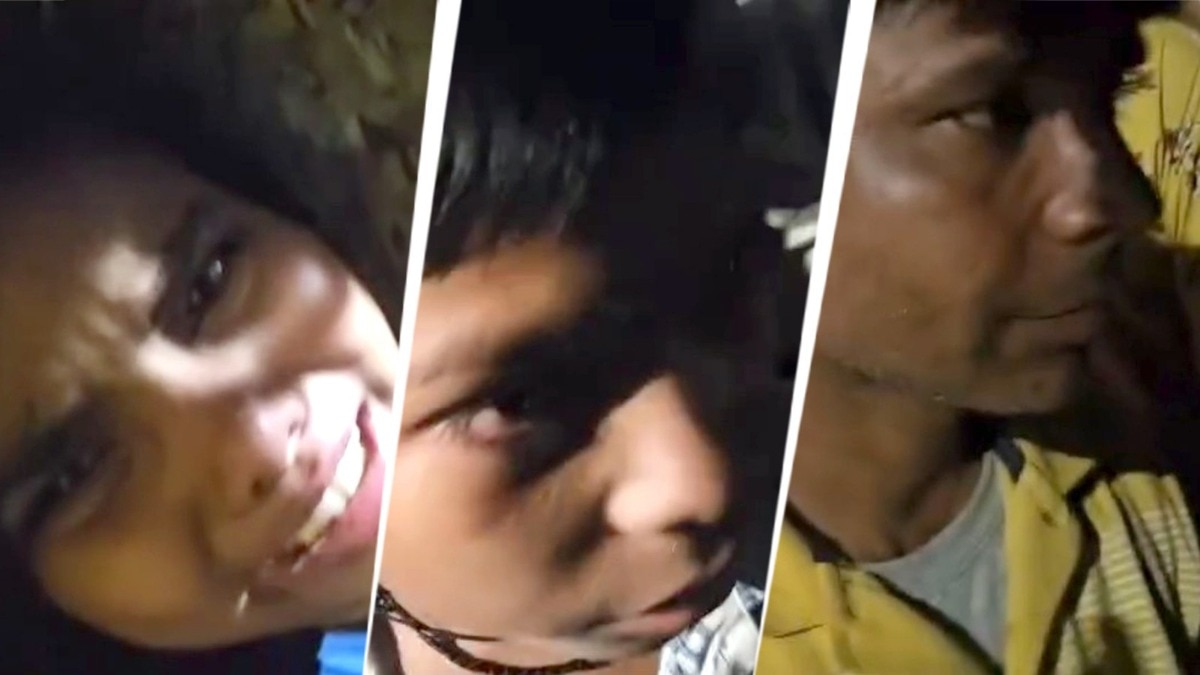 बच्चों को यमुना में फेंकने की कोशिश कर रहा था पिता (Photo: Screengrab) 