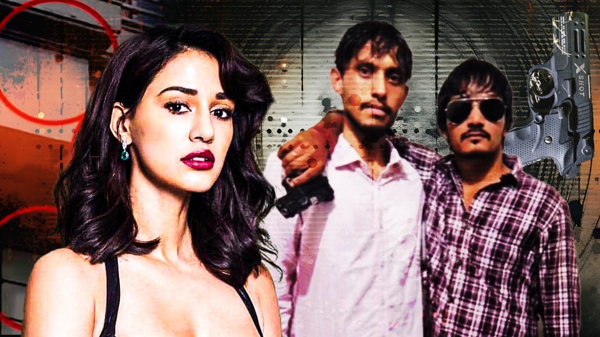 गाजियाबाद में ढेर शूटरों के पास से पुलिस को जिगाना, ग्लॉक जैसी पिस्टलें मिली हैं (फोटो ITG/ डिजाइन: विक्रम गौतम)