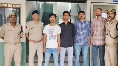 बिट्टू सिंह और चंदन दुबे गिरफ्तार.(Photo: Screengrab)