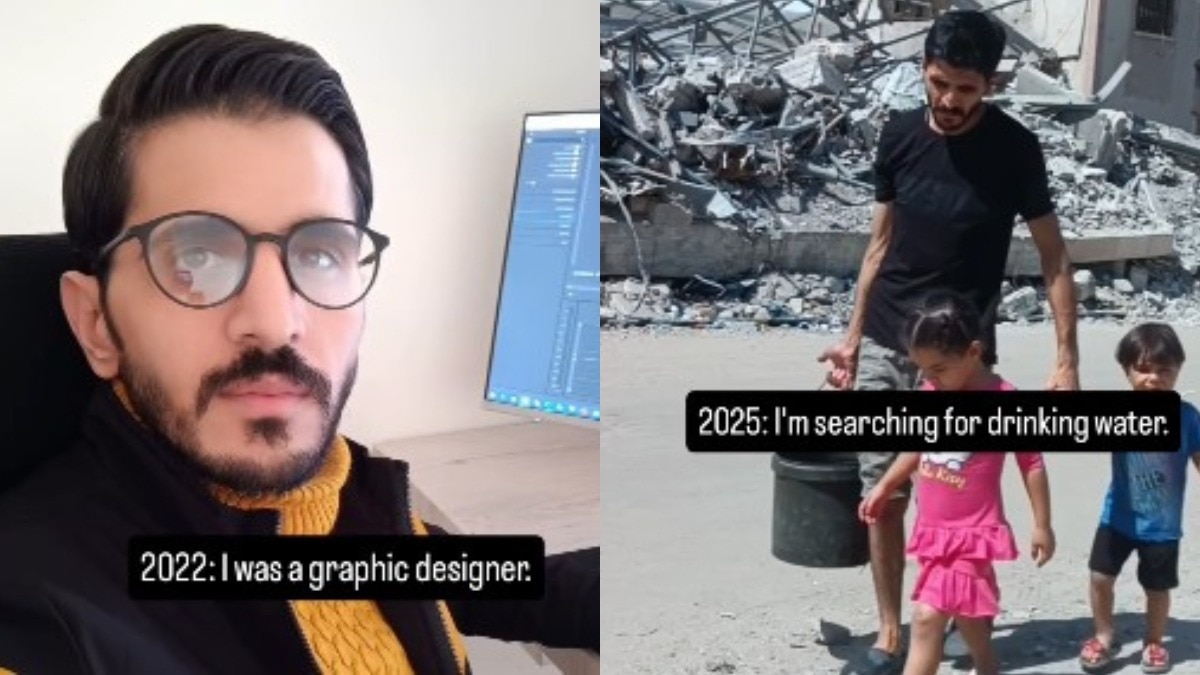 कभी था ग्राफिक डिजाइनर, अब बचा-खुचा खाने को मजबूर, गाजा जंग ने बदल दी जिंदगी