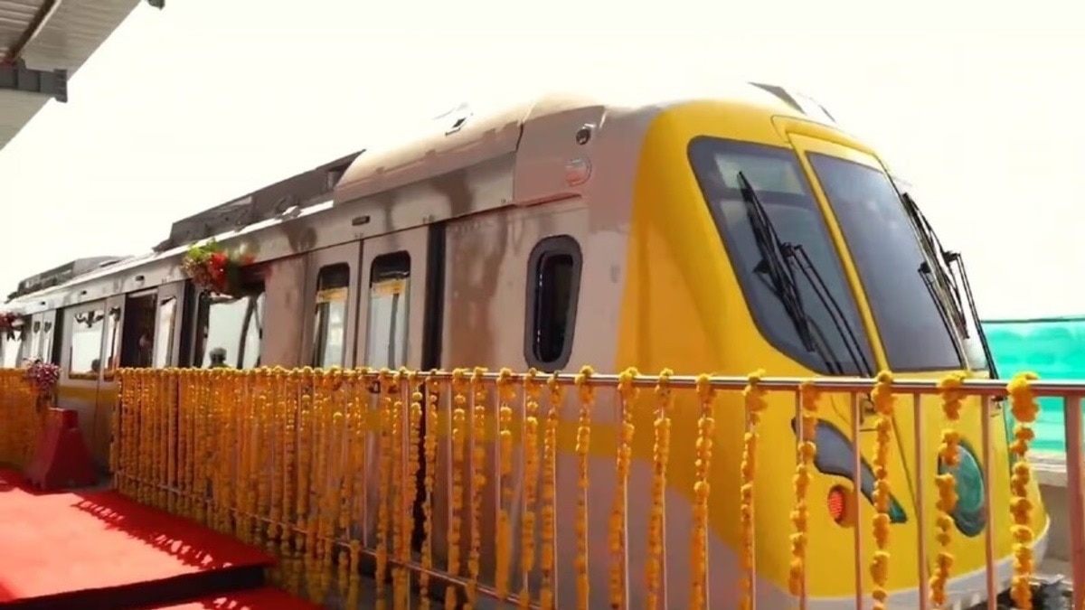 इंदौर में मेट्रो रेल के दूसरे चरण का ट्रायल रन सफल.(File Photo:ITG)