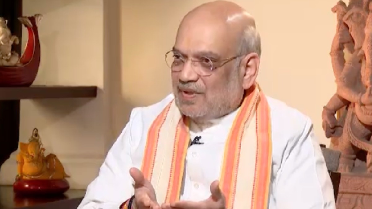 अमित शाह ने बताया कि 80 के दशक में वह पहली बार नरेंद्र मोदी से मिले थे (Photo: ITG)