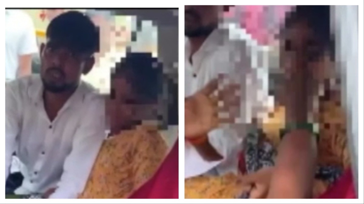 पत्नी कई दिनों से पति का पीछा कर रही थी. (Photo: Screengrab)