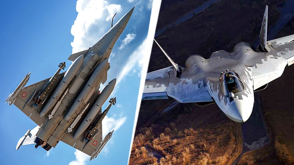 Russia Su-57 vs France Rafale 