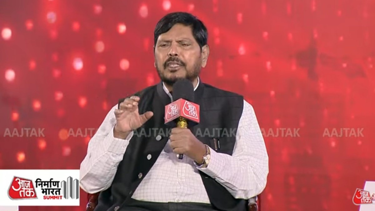 Union Minister of State for Social Justice and Empowerment Ramdas Athawale