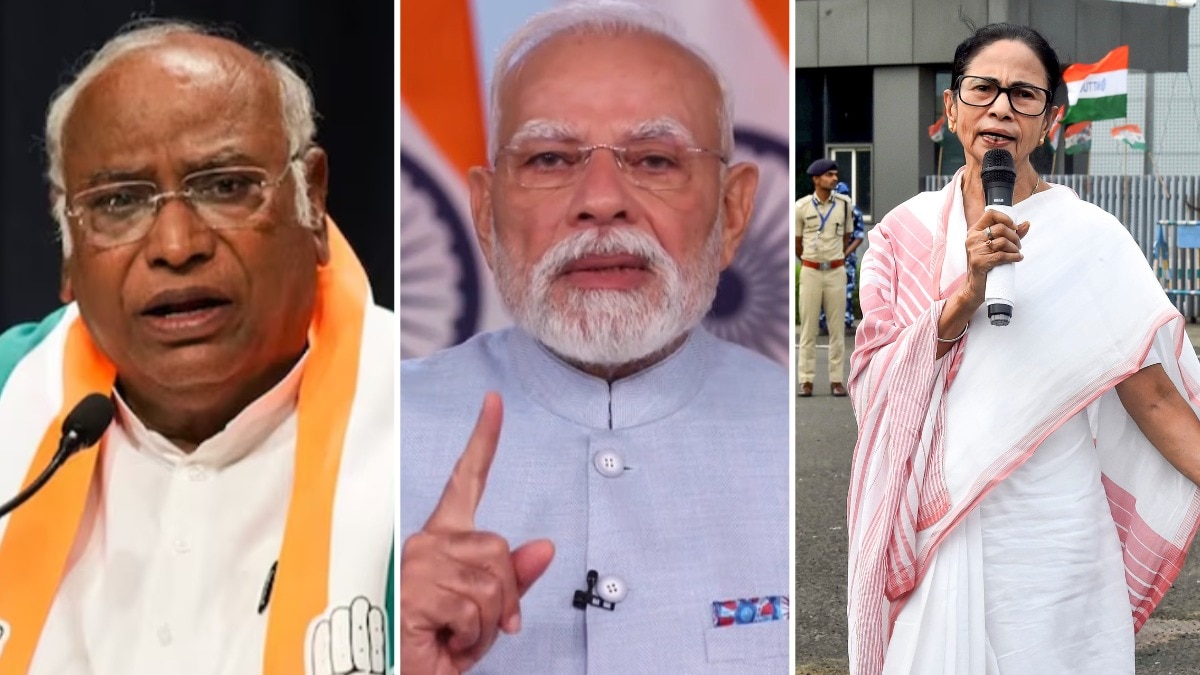 मल्लिकार्जुन खड़गे और विपक्ष ने GST सुधारों पर PM मोदी को घेरा (Photo: PTI)