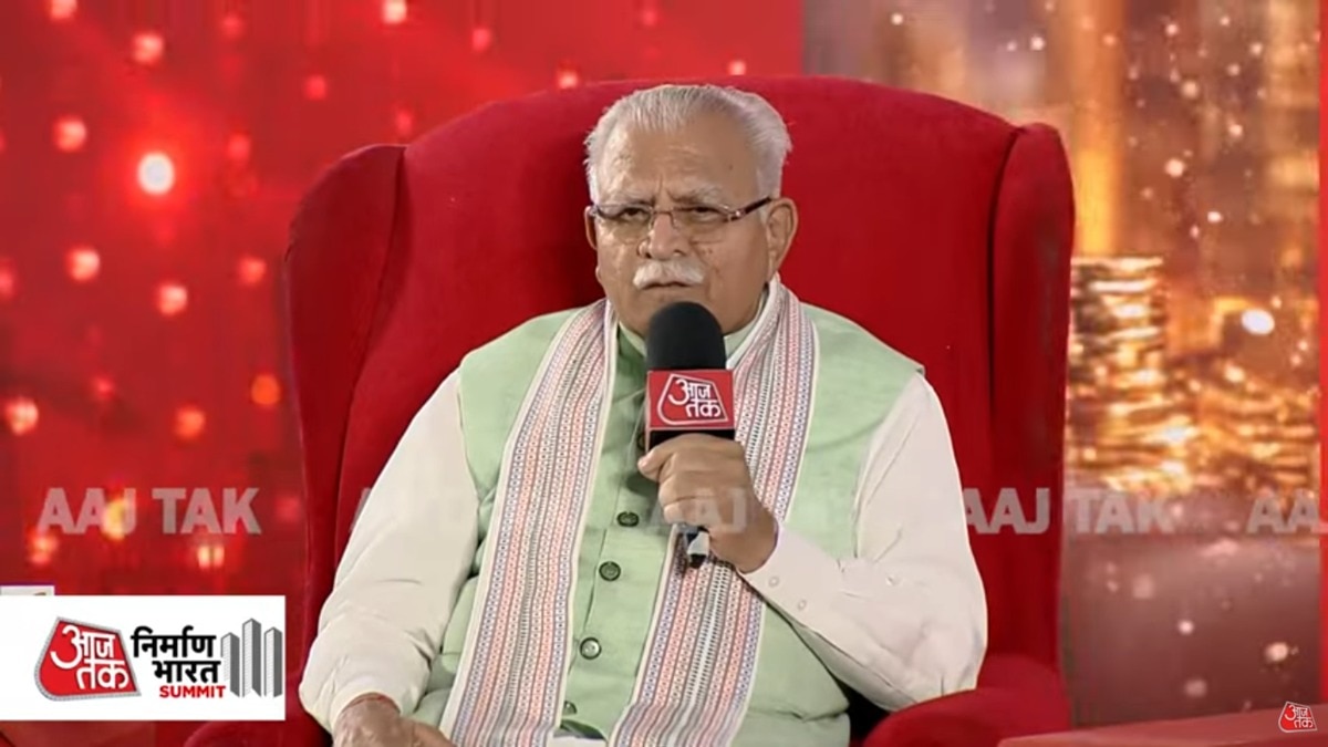 Union Housing and Urban Affairs Minister Manohar Lal Khattar