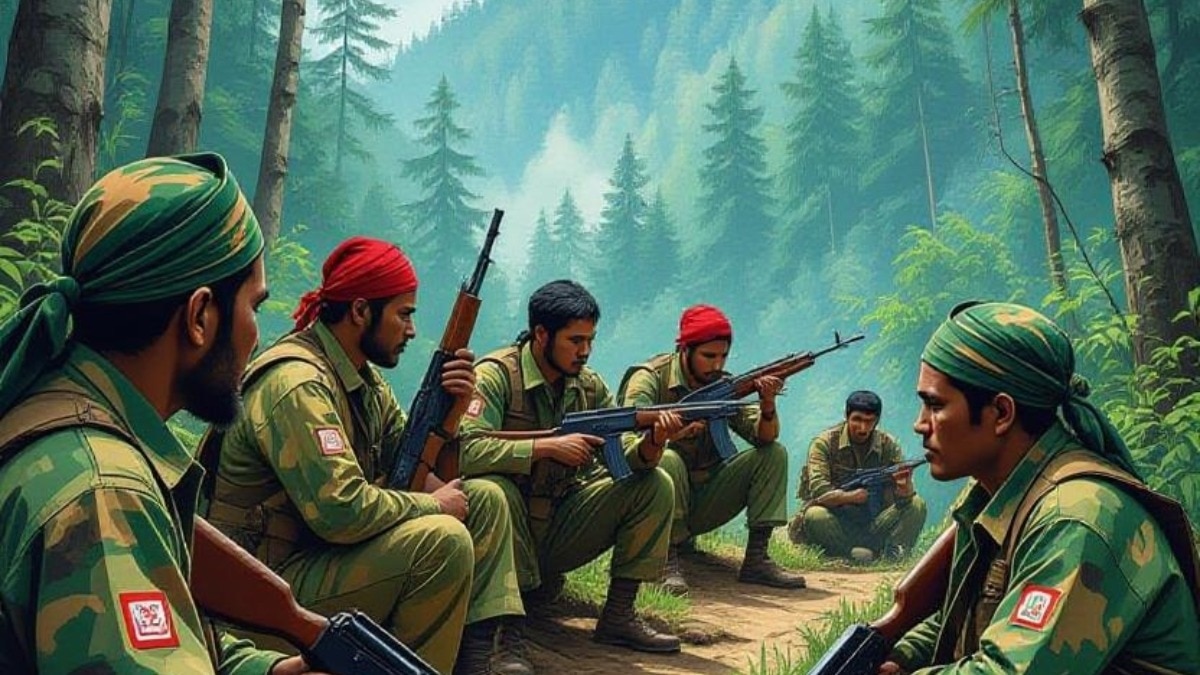 भारत की अखंडता को चुनौती देने वाले NSCN-K पर केंद्र की सख्त कार्रवाई (Photo: AI-generated)