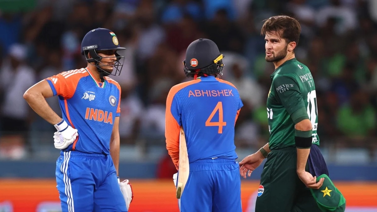 Shaheen afridi, Abhishek sharma and Shubman gill in Asia Cup Super-4 Match