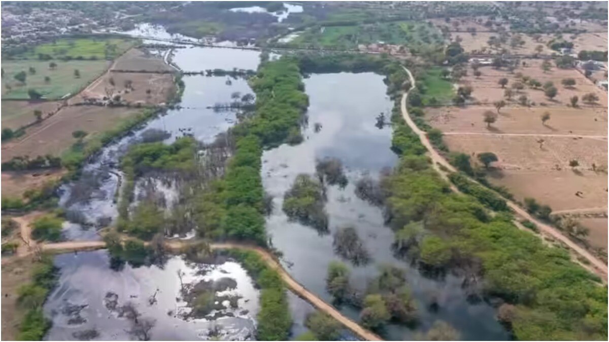 टाइल्स और कपड़ा उद्योगों से निकलने वाले कचरे को बिना ट्रीट किए राजस्थान की जोजरी नदी में डाला जा रहा. (File Photo: PTI)