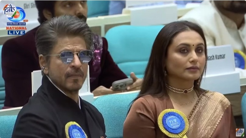 Live: नेशनल अवॉर्ड लेने पहुंचे शाहरुख खान-रानी मुखर्जी, सामने आई पहली तस्वीर