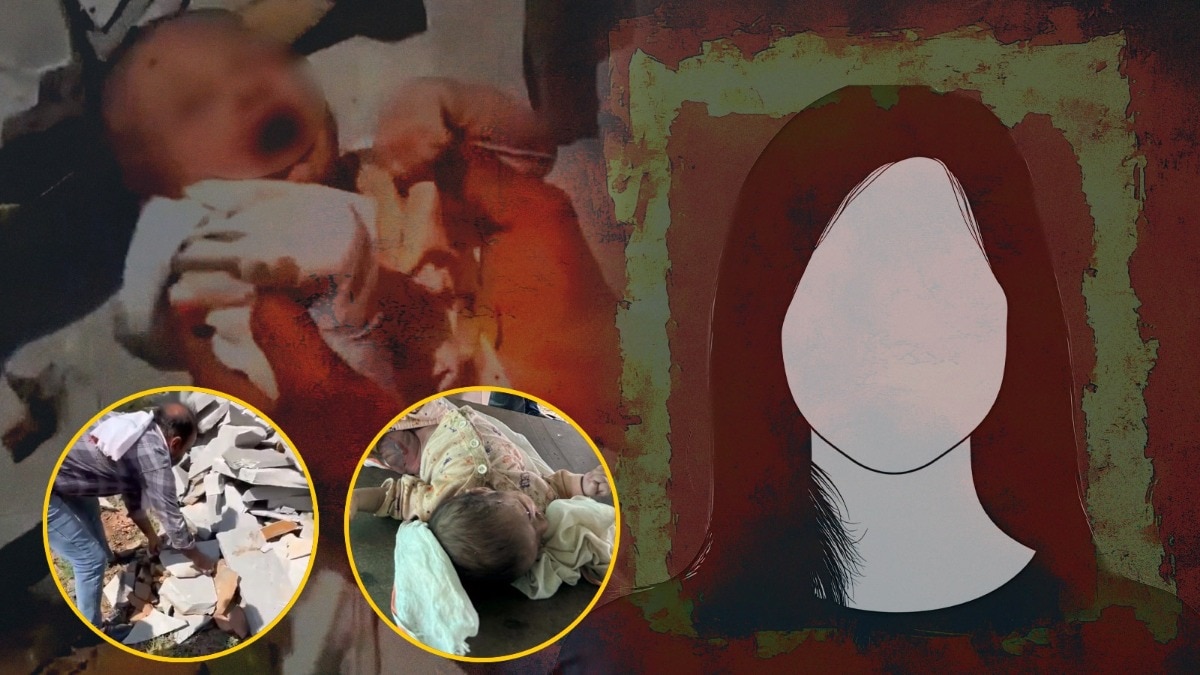 पत्थरों के नीचे दबे मासूम को समय रहते बचा लिया गया (Photo: ITG)