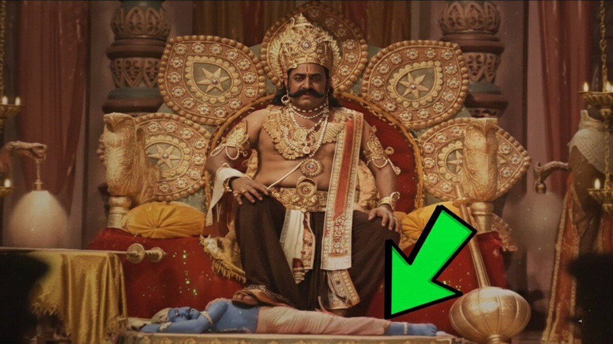 जब बेटे की कुंडली को सुधारने के लिए ग्रहों को सारे ग्रहों को कंट्रोल करने लगा था रावण (Photo: Screengrab@ramayan/AI Generated)