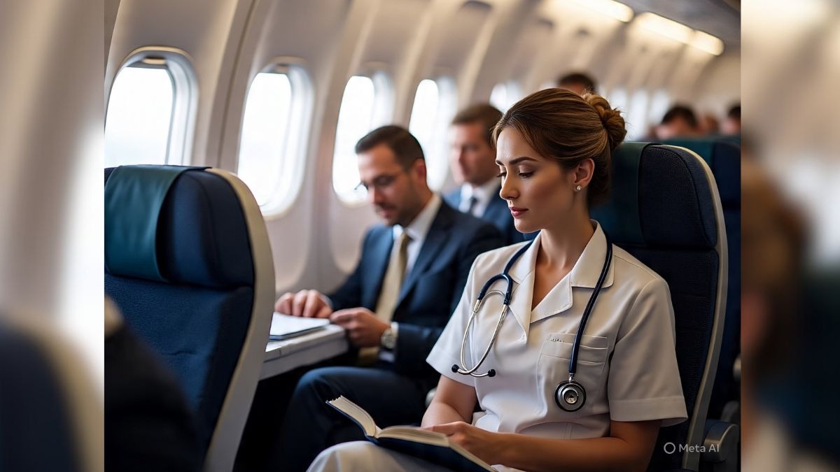 स्वीडन से अमेरिका काम करने जाती है ये नर्स, फ्लाइट से करती है आना-जाना